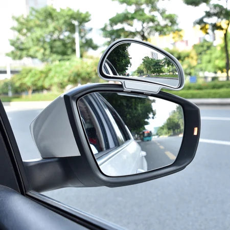 YASOKRO Car Mirror 360 Degree Adjustable Wide Angle Side Rear Mirrors blind spot Snap way for parking Auxiliary