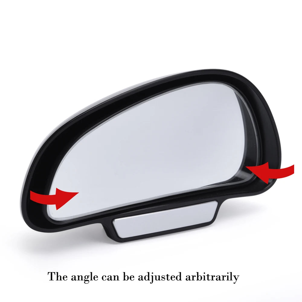 YASOKRO Car Mirror 360 Degree Adjustable Wide Angle Side Rear Mirrors blind spot Snap way for parking Auxiliary