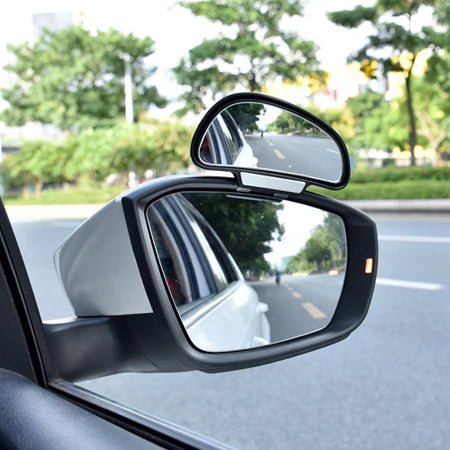 YASOKRO Car Mirror 360 Degree Adjustable Wide Angle Side Rear Mirrors blind spot Snap way for parking Auxiliary