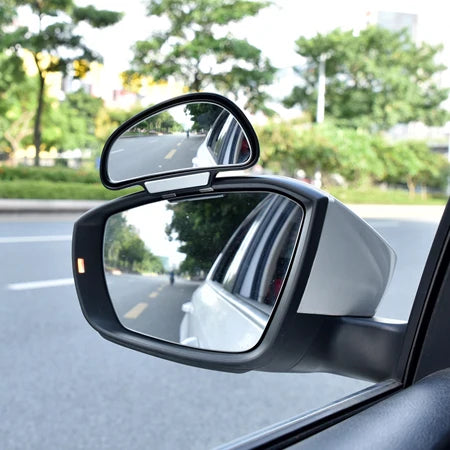 YASOKRO Car Mirror 360 Degree Adjustable Wide Angle Side Rear Mirrors blind spot Snap way for parking Auxiliary