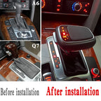 Gear Shift Knob For Audi A4 B8 A6 C6 C7 B7 B6 Q7 Q5 A5 S5 A7 S7 S6 Car Accessories Led Shifter Lever change
