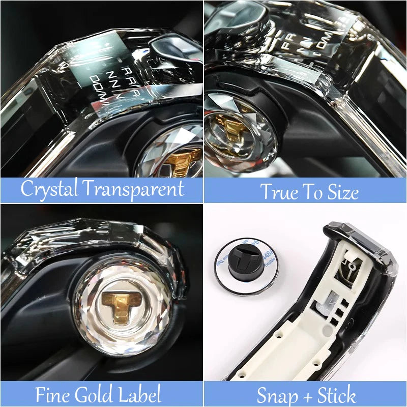 For Tank 300 crystal gear handle gear head patch car supplies central control interior modification special