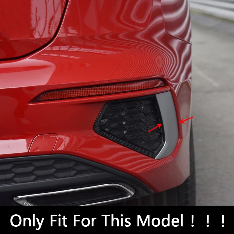 Car Front Fog Lamp Frame Cover Trim For Audi A3 8Y 2021-2022 Rear Bumper Lights Decorative Exterior