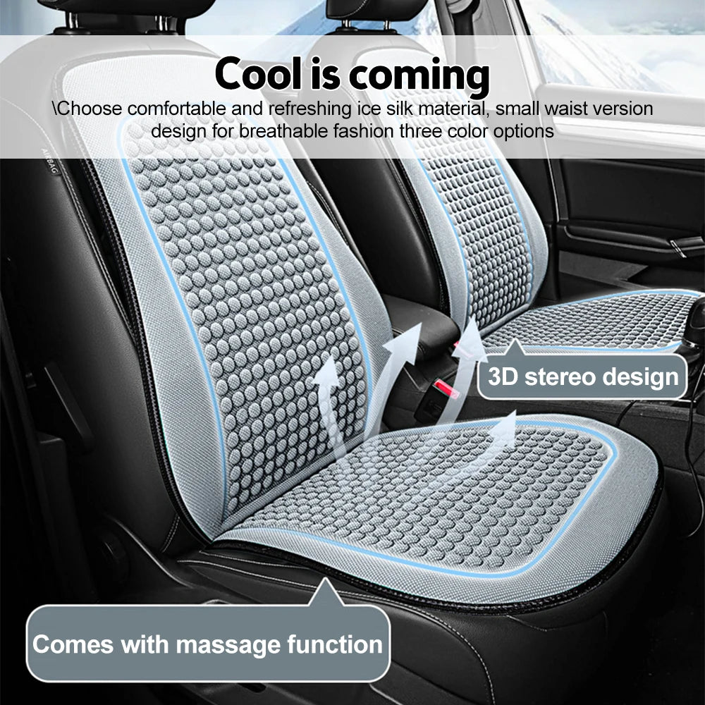 TIMOTRAS Car Cushion Summer Cool Cushion Ice Silk Seat Cover Car Cushion Seasonal Universal