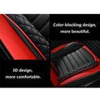 Elegant Universal Faux Leather Car Seat Cover by Tand: Easy-Clean, Comfort Design, Fits Major Models