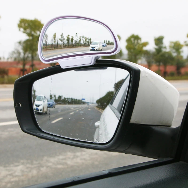 YASOKRO Car Mirror 360 Degree Adjustable Wide Angle Side Rear Mirrors blind spot Snap way for parking Auxiliary