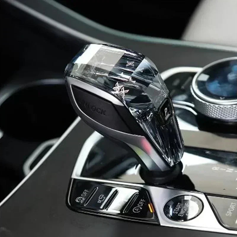 3 Piece Set Crystal Gear Shift Knob Lever Stick Handle for BMW 3 5 6 7 series x3 x5 x6 f30 g15 f01 g20 g05