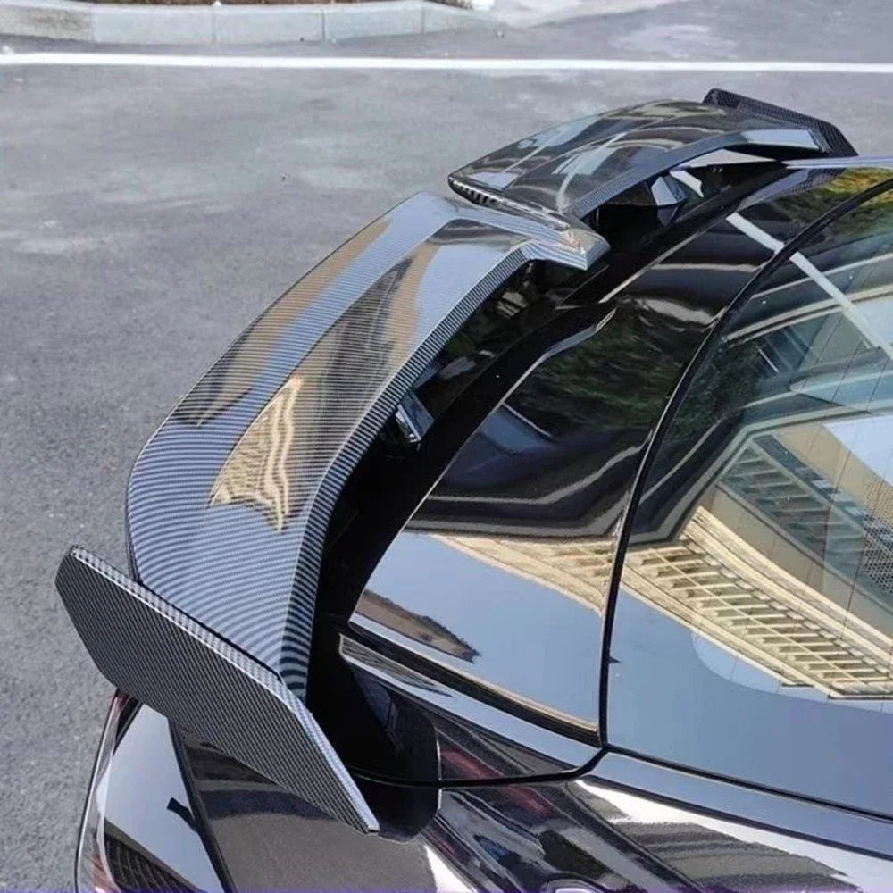 Universal Car modified butterfly shaped tail wing car bumper no perforated spoiler GT Apply