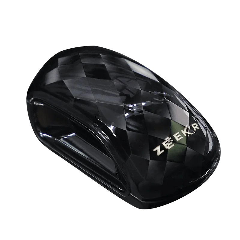 For 2021-2025  ZEEKR 001 K9 Dark Black Special Crystal Gear Handle Knob Crystal Knob Interior Car