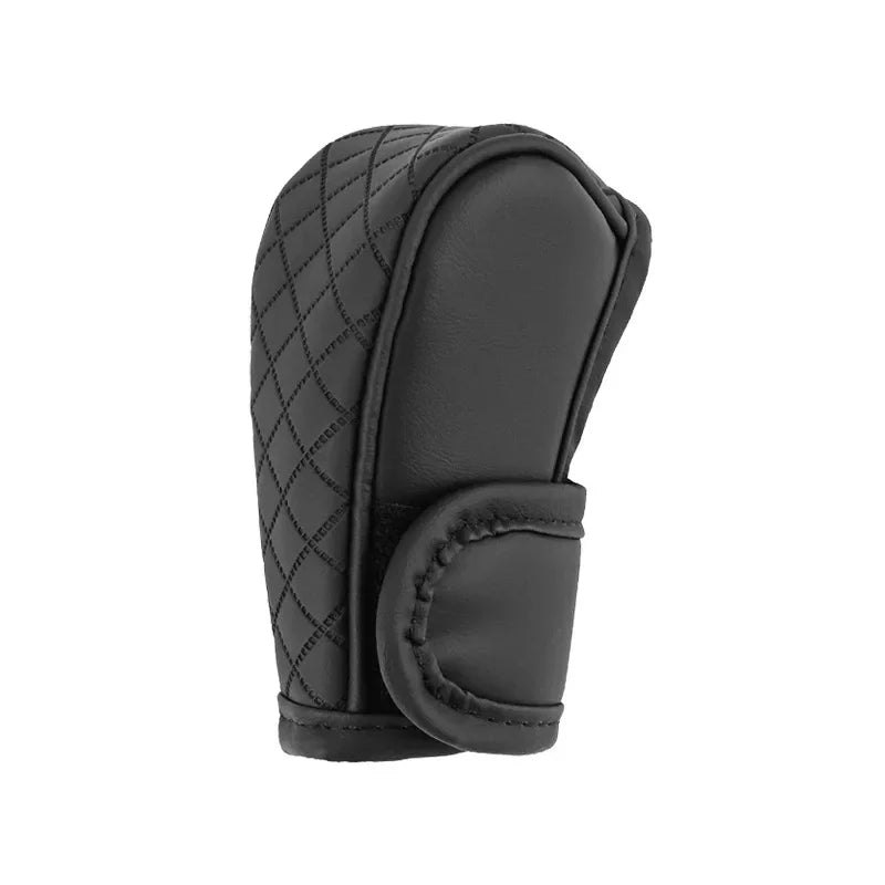 1PC PU Car Shift Lever Cover Sweat Absorption Non-Slip Wear Resistant Car Transmission Dust Cover Interior
