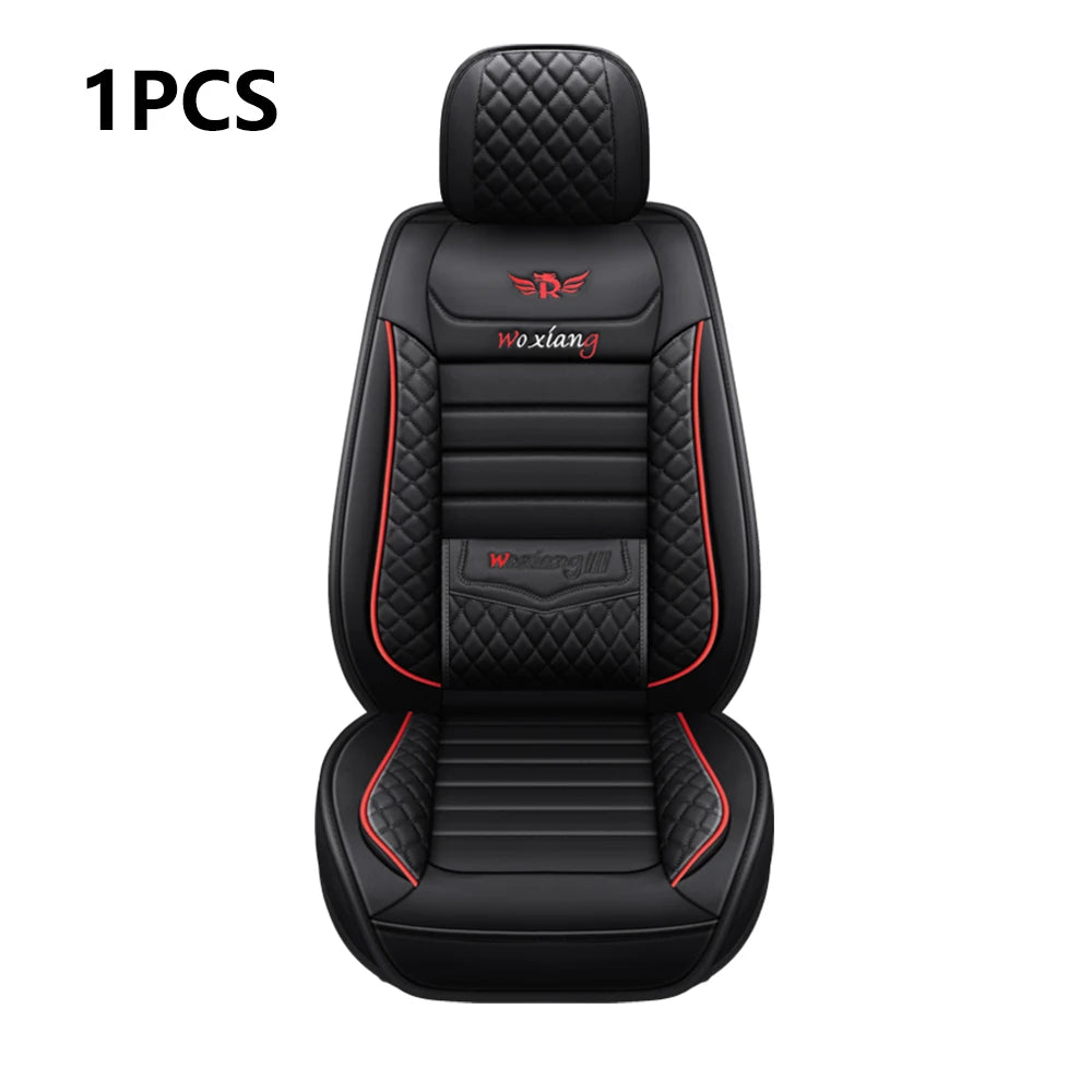 Elegant Universal Faux Leather Car Seat Cover by Tand: Easy-Clean, Comfort Design, Fits Major Models
