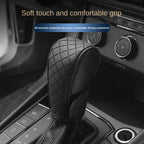 1PC PU Car Shift Lever Cover Sweat Absorption Non-Slip Wear Resistant Car Transmission Dust Cover Interior