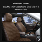 Universal Flax Car Seat Cover Front Rear Cushion Comfortable Breathable Protector Mat Four Season Pad
