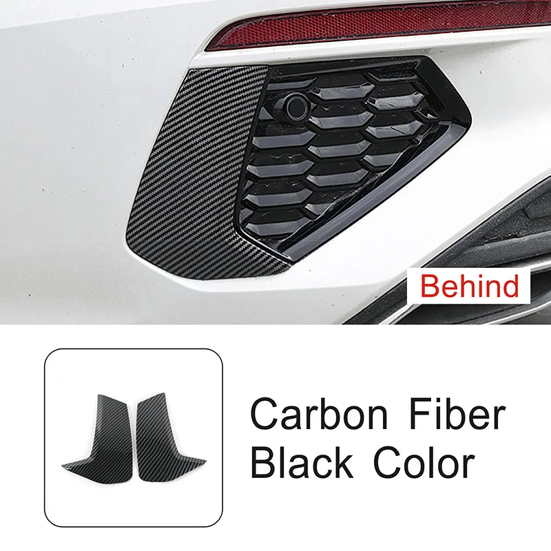 Car Front Fog Lamp Frame Cover Trim For Audi A3 8Y 2021-2022 Rear Bumper Lights Decorative Exterior