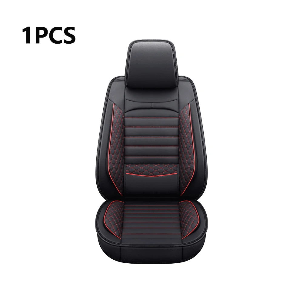 Elegant Universal Faux Leather Car Seat Cover by Tand: Easy-Clean, Comfort Design, Fits Major Models
