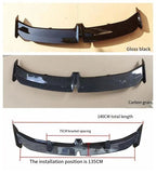Universal Car modified butterfly shaped tail wing car bumper no perforated spoiler GT Apply
