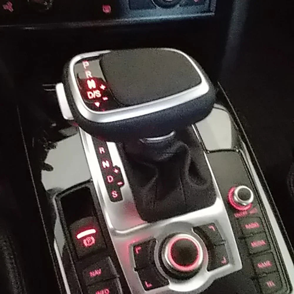 Gear Shift Knob For Audi A4 B8 A6 C6 C7 B7 B6 Q7 Q5 A5 S5 A7 S7 S6 Car Accessories Led Shifter Lever change