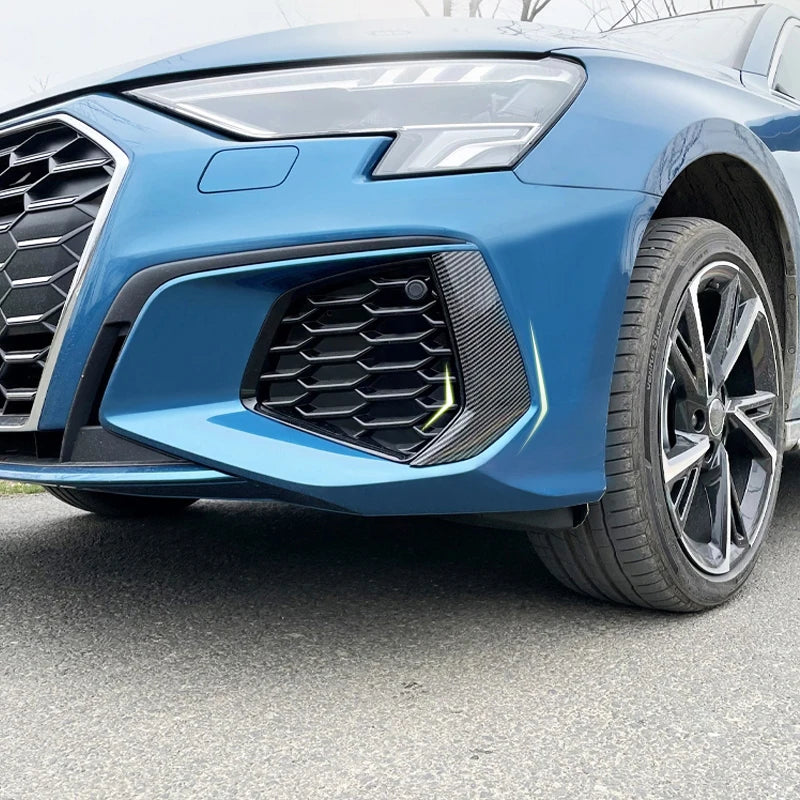 Car Front Fog Lamp Frame Cover Trim For Audi A3 8Y 2021-2022 Rear Bumper Lights Decorative Exterior