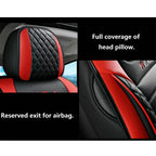 Elegant Universal Faux Leather Car Seat Cover by Tand: Easy-Clean, Comfort Design, Fits Major Models