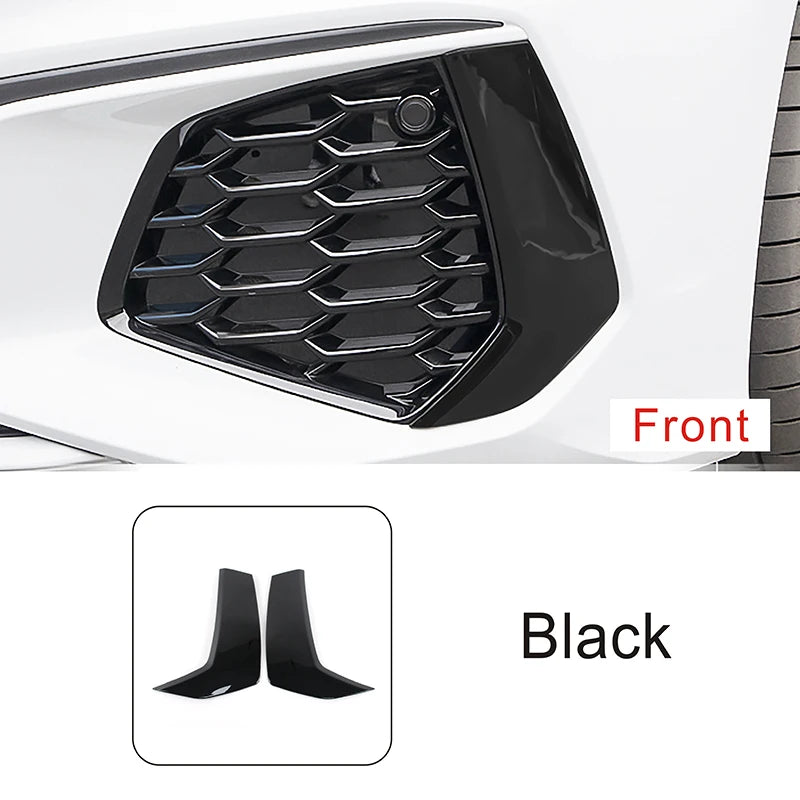 Car Front Fog Lamp Frame Cover Trim For Audi A3 8Y 2021-2022 Rear Bumper Lights Decorative Exterior