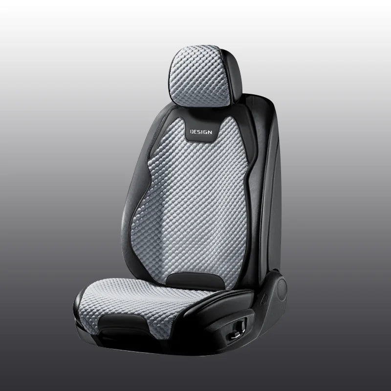 Ice Silk Car Seat Cushion Ventilation Comfortable, Durable Four Seasons Universal Split Single Car Front Seat Cover