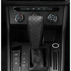 1PC PU Car Shift Lever Cover Sweat Absorption Non-Slip Wear Resistant Car Transmission Dust Cover Interior