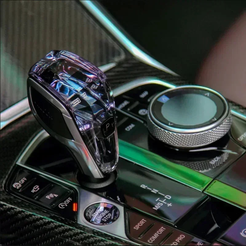 3 Piece Set Crystal Gear Shift Knob Lever Stick Handle for BMW 3 5 6 7 series x3 x5 x6 f30 g15 f01 g20 g05